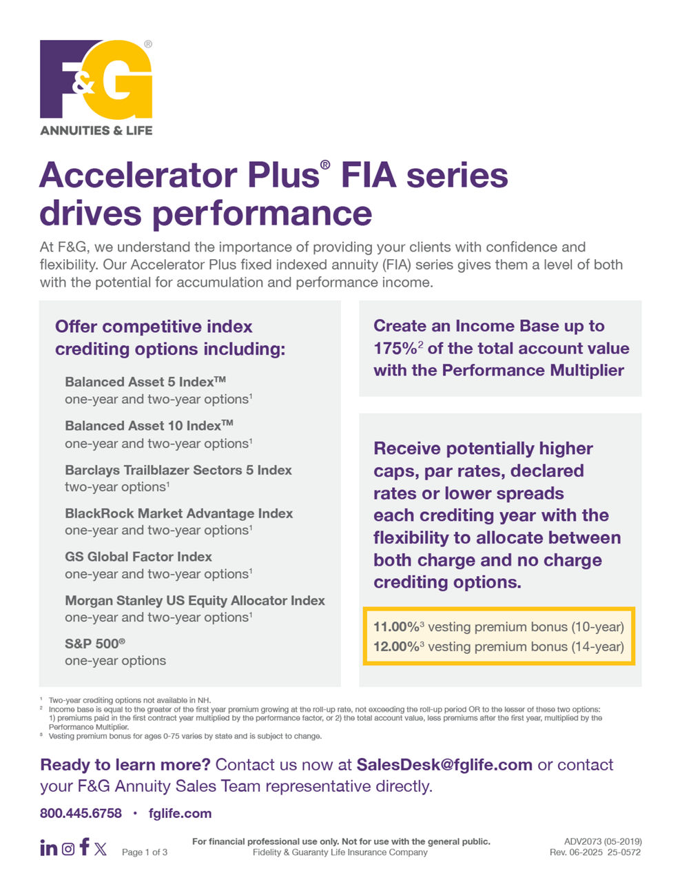  Accelerator Plus provides confidence and flexibility