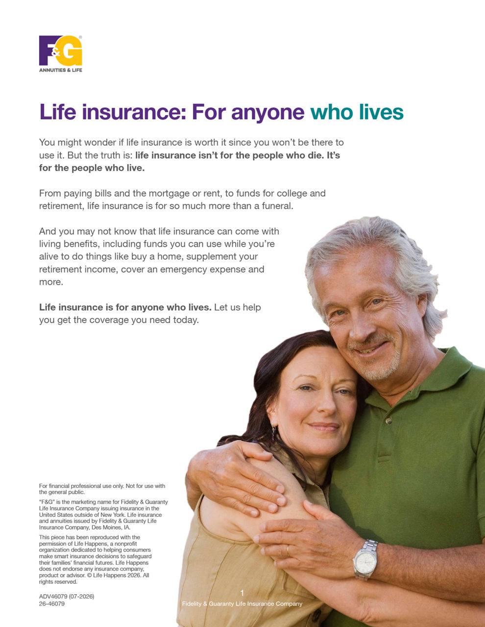Life insurance: For anyone who lives